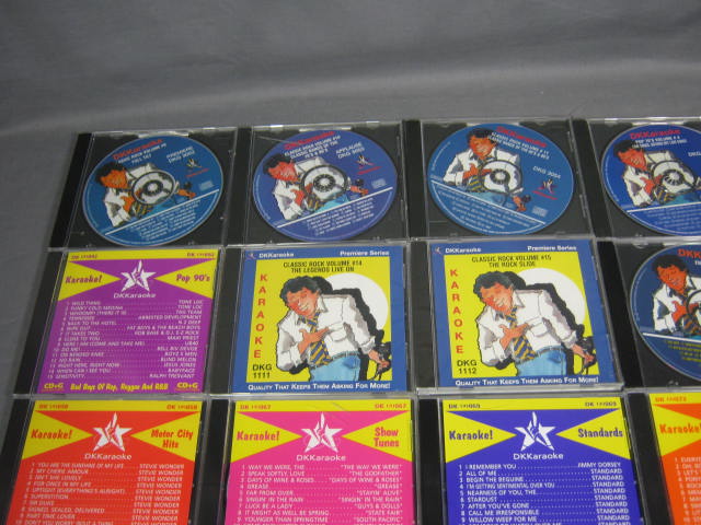 30 DKKaraoke CDG Karaoke CDs Lot 17 NEW Rock Pop + NR! 3
