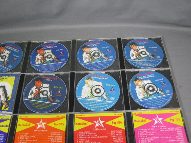 30 DKKaraoke CDG Karaoke CDs Lot 17 NEW Rock Pop + NR! 4