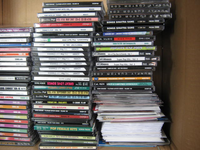 Huge 150 CDG Karaoke CD Collection Lot Country Pop Rock 2