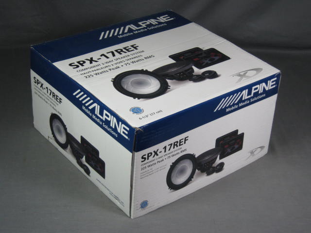 NEW Alpine SPX-17REF 2-Way 6.5" 75W RMS Speaker System