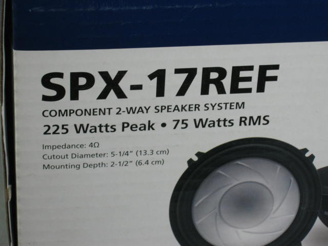NEW Alpine SPX-17REF 2-Way 6.5" 75W RMS Speaker System 1