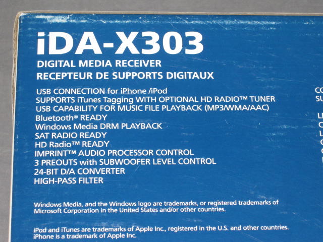NEW Alpine iDA-X303 Digital Media Receiver iPod iPhone 3