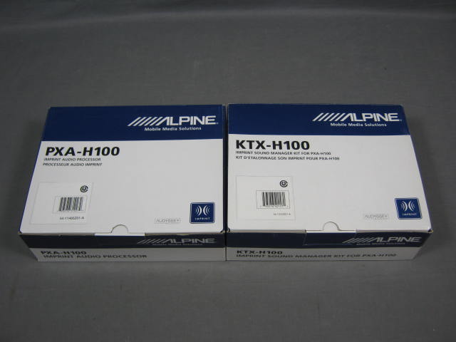 NEW Alpine PXA-H100 Imprint Audio Processor +KTX Kit NR