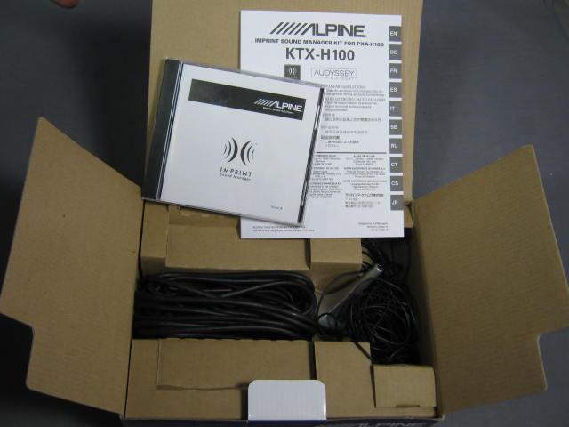 NEW Alpine PXA-H100 Imprint Audio Processor +KTX Kit NR 3