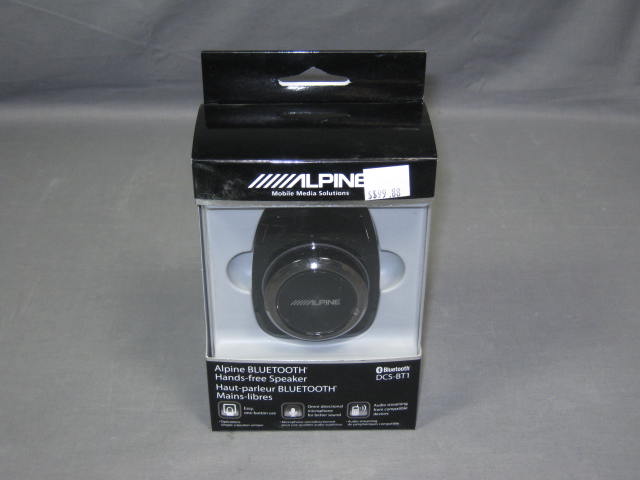 NEW Alpine DCS-BT1 Bluetooth Hands-Free Car Speaker NR!