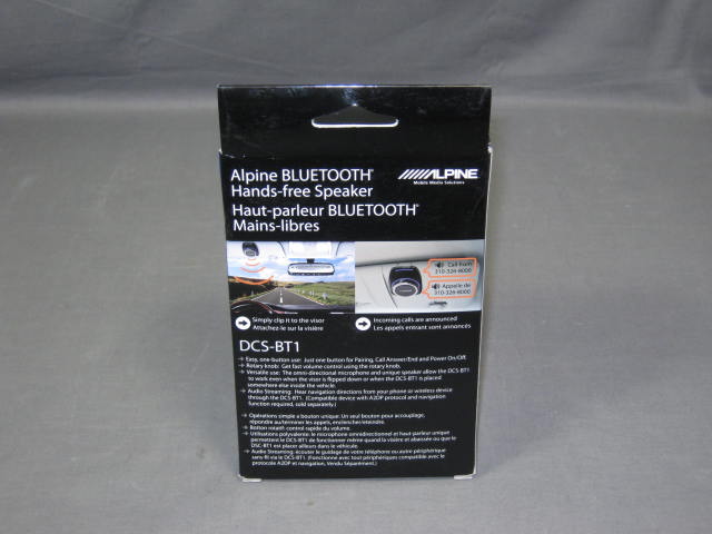 NEW Alpine DCS-BT1 Bluetooth Hands-Free Car Speaker NR! 1