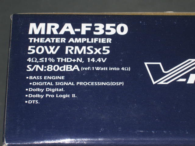NEW Alpine MRA-F350 Theatre Amplifier Amp 50W RMSx5 NR! 6