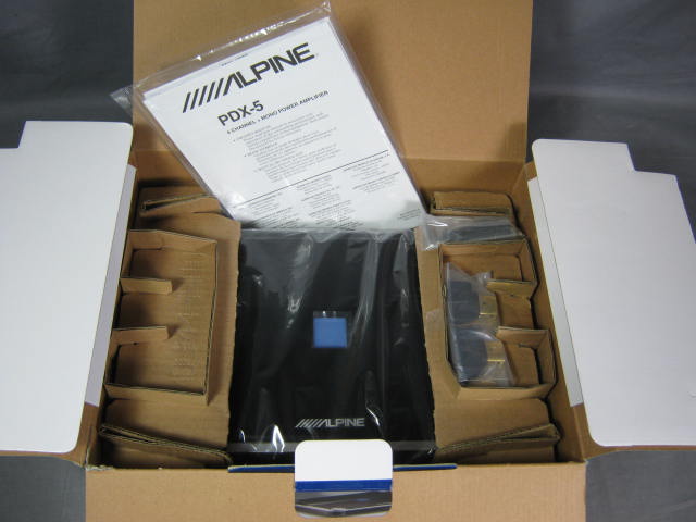 NEW Alpine PDX-5 4-Channel + Mono Power Amplifier 300W 2