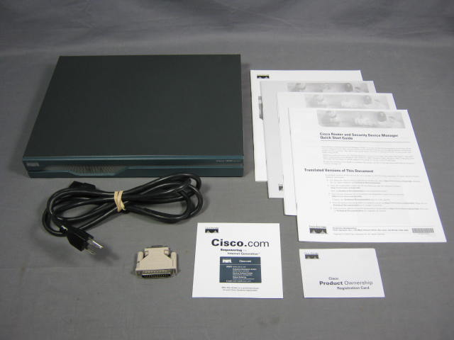Cisco 1841 Wired Router W/ WIC 1DSU-T1 V2 Card Manual +