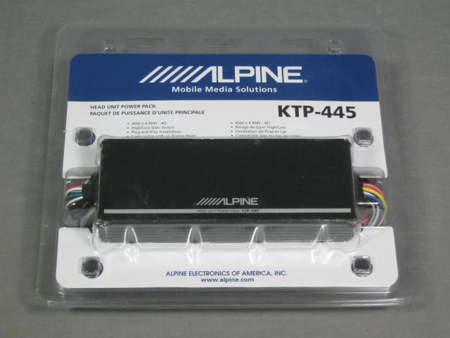 NEW Alpine KTP-445 Head Unit Power Pack 180W Amplifier