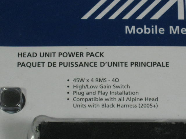 NEW Alpine KTP-445 Head Unit Power Pack 180W Amplifier 1