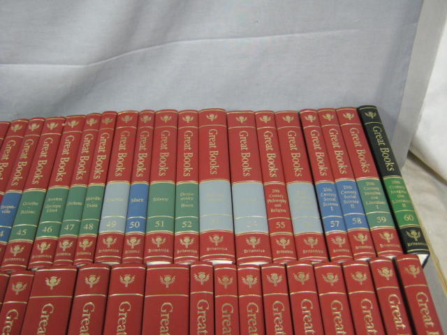 Encyclopedia Britannica Great Books Of The Western World 1-60 Volume Set 4
