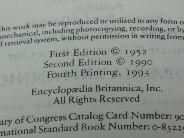 Encyclopedia Britannica Great Books Of The Western World 1-60 Volume Set 6
