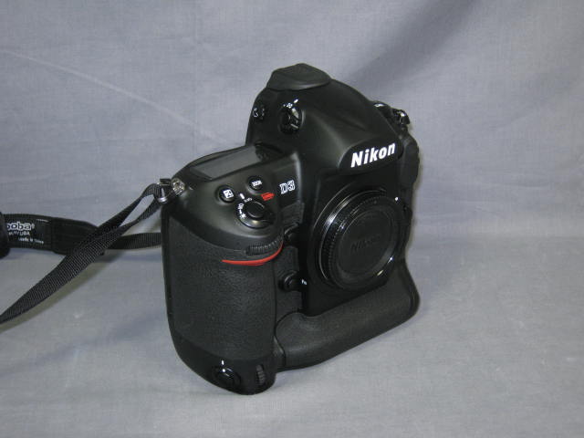 Nikon D3 Digital SLR Camera Body MH-22 Battery Charger+ 2