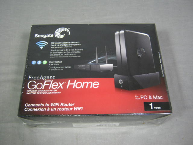 NEW Seagate FreeAgent GoFlex Home 1TB Storage System