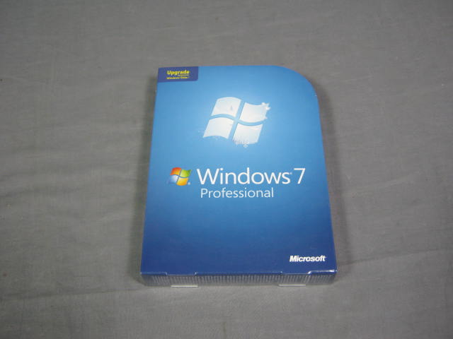 NEW Microsoft Windows 7 Professional Upgrade For Vista