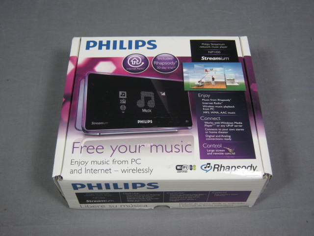 Philips Streamium Wireless Network Music Player NP1100