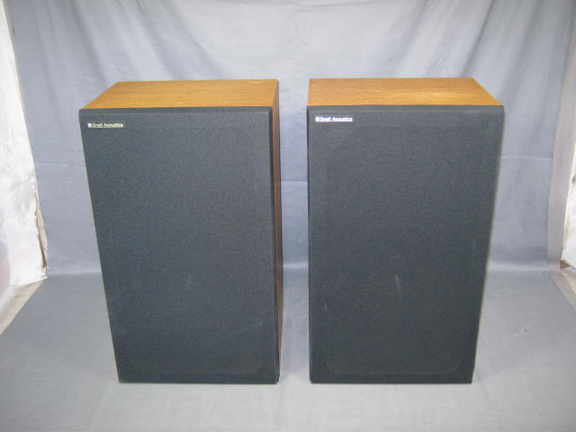 Vtg Snell Acoustics Type K Stereo Loud Speaker Pair NR!