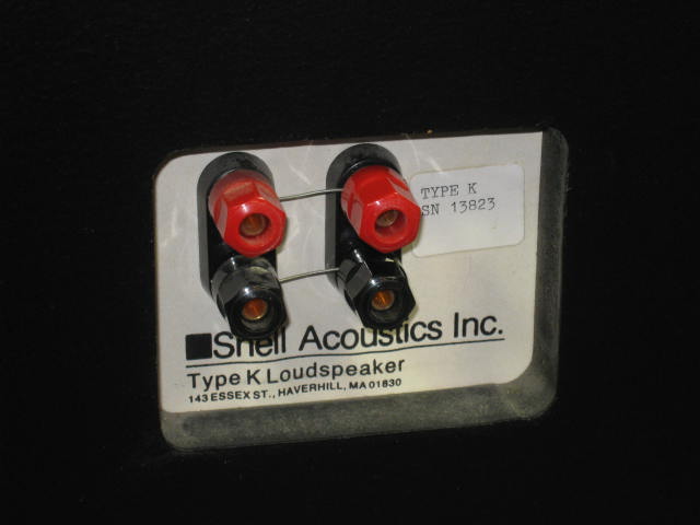 Vtg Snell Acoustics Type K Stereo Loud Speaker Pair NR! 7