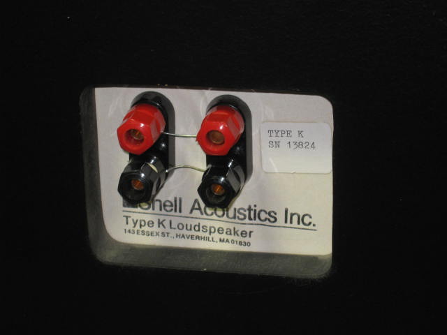 Vtg Snell Acoustics Type K Stereo Loud Speaker Pair NR! 8