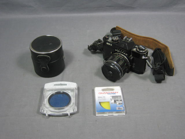 Asahi Pentax ESII 35mm SLR Film Camera f/1.4 55mm Lens+