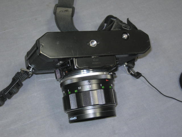 Asahi Pentax ESII 35mm SLR Film Camera f/1.4 55mm Lens+ 5