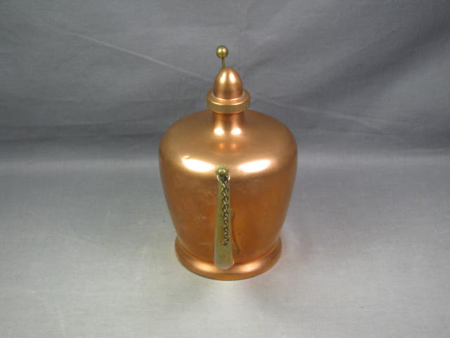 Vtg Antique S Sternau Copper + Brass Oil Lamp Filler NR 3
