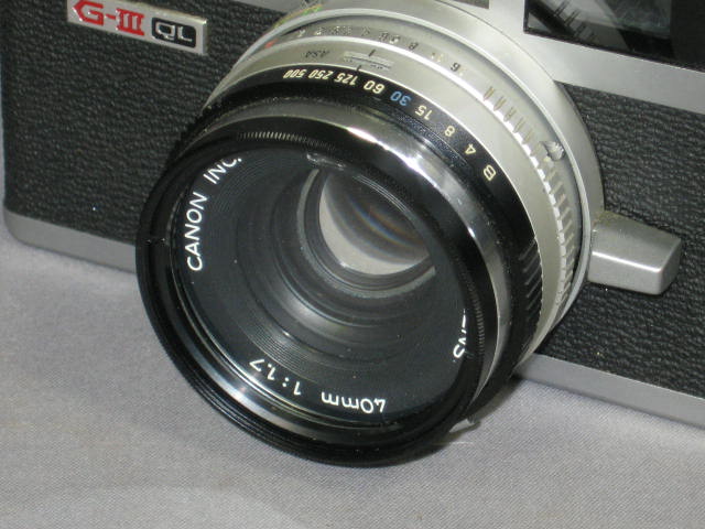Canon Canonet QL17 QL 17 G-III GIII Rangefinder Camera+ 7