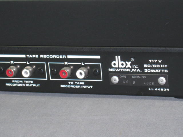 DBX 3BX Series Two 2 II 3 Band Dynamic Range Expander