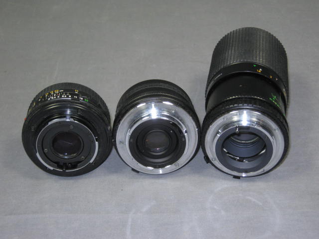 Minolta X700 35mm SLR Film Camera 80-200 Zoom 50mm Lens 8
