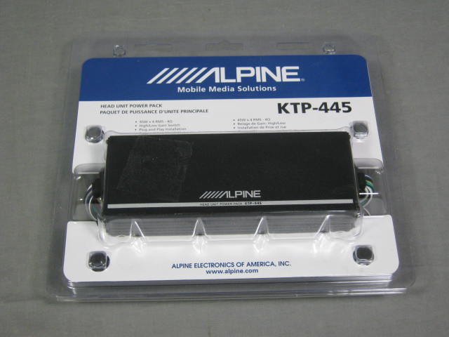 NEW Alpine KTP-445 Amp Amplifier Head Unit Power Pack