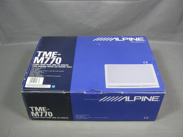 Alpine TME-M700 6.5" Touch Panel Wide LCD Monitor Demo