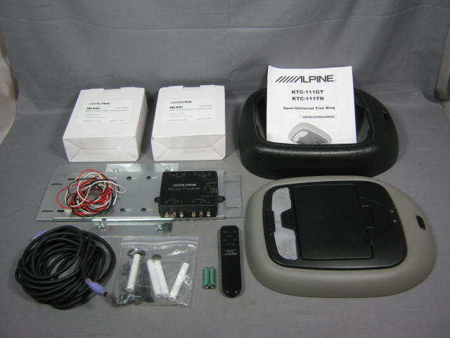 Alpine PKG-700A 7" Flip-Down Overhead TV Monitor System