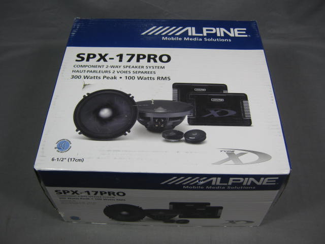 NEW Alpine SPX-17PRO Type X 6.5" 2-Way Speaker System