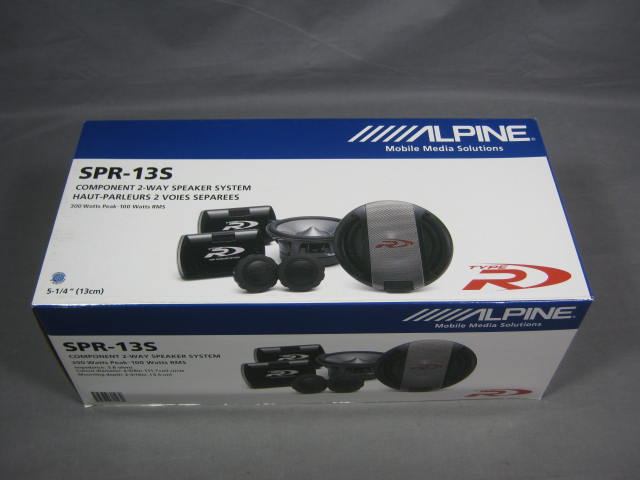 NEW Alpine SPR-13S 5.25" Component 2-Way Speaker System