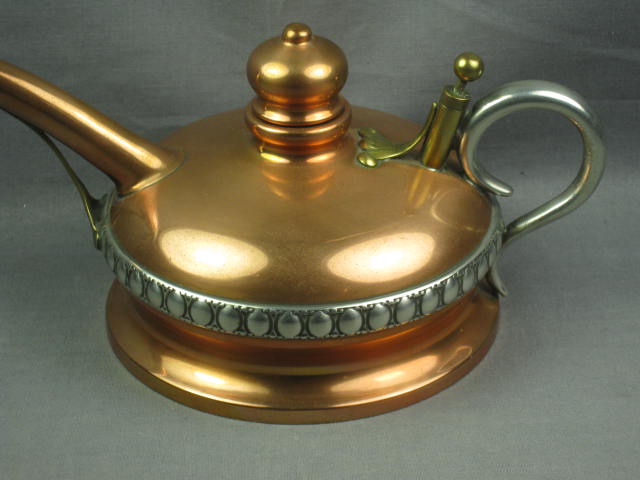 Landers Frary Clark Oil Lamp Filler Copper/Brass/Nickel 1