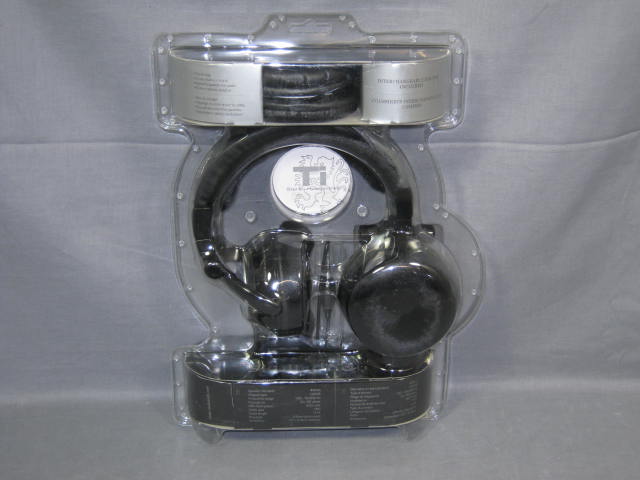 NEW Skullcandy Ti Titanium Stereo Headphones 40mm Black 2