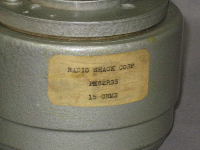 Vintage 1950s Radio Shack Speaker Horn + Driver 15ohms 5
