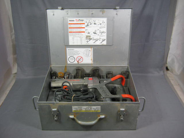 Ridgid Viega Pro Press CT-400 Crimp Crimper Tool Case +