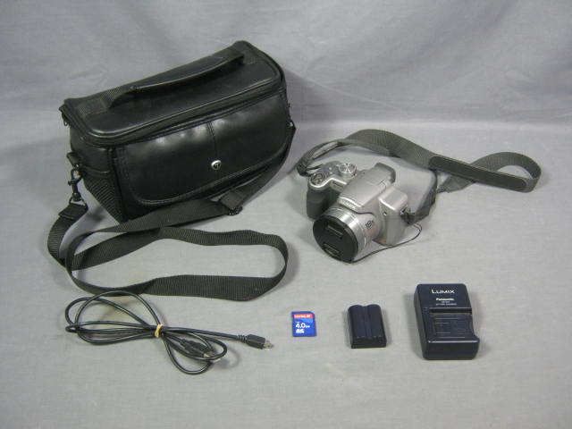 Panasonic Lumix DMC-FZ18 8.1MP Digital Camera 4GB Card