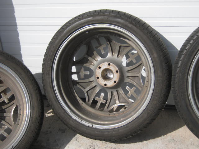 4 Dub Blessinem Chrome Wheel Rims Pirelli Scorpion Tire 7