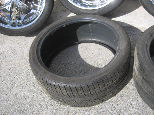 4 Dub Blessinem Chrome Wheel Rims Pirelli Scorpion Tire 17