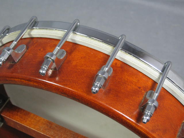Vtg Gretsch 5-String Open Back Banjo W/ Case +New Strap 3