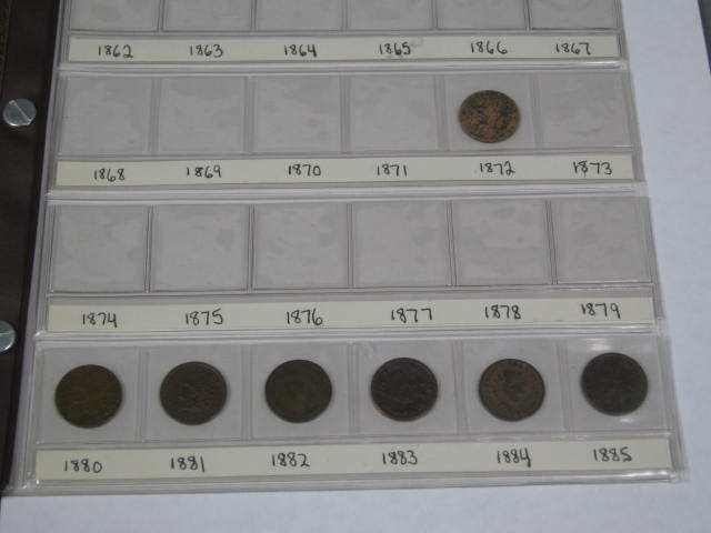 1872-1909 Indian Head Cents 750+/- Wheat Penny Lot NR! 1