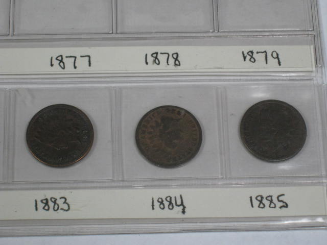 1872-1909 Indian Head Cents 750+/- Wheat Penny Lot NR! 4
