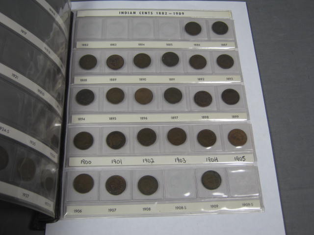 1872-1909 Indian Head Cents 750+/- Wheat Penny Lot NR! 5