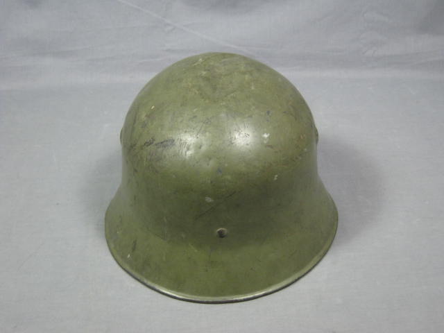 Vtg Original 1940s WWII German Luftschutz Combat Helmet 1