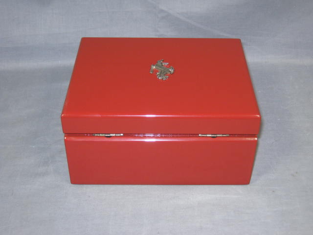 Vtg Red Girard-Perregaux Pour Ferrari Watch Display Box 3