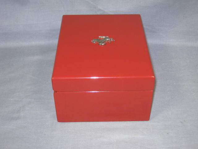 Vtg Red Girard-Perregaux Pour Ferrari Watch Display Box 4