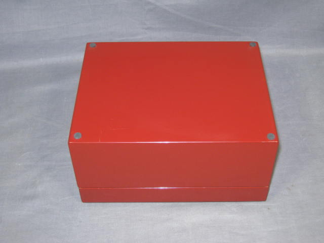Vtg Red Girard-Perregaux Pour Ferrari Watch Display Box 8